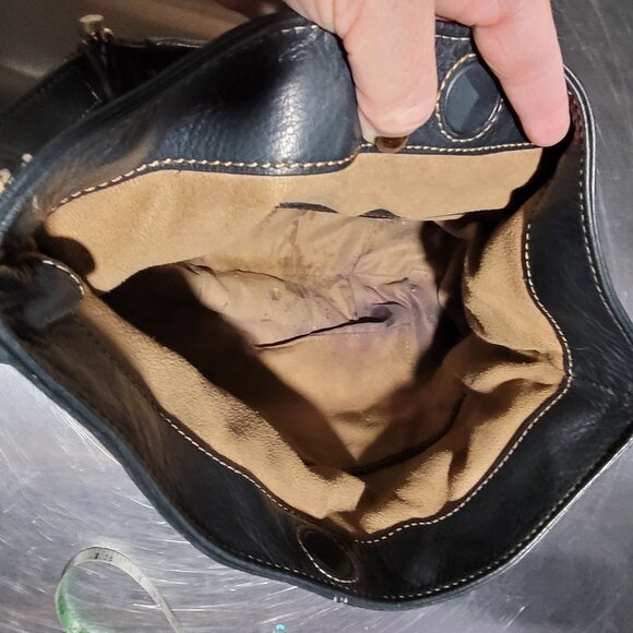 VTG LEATHER HOBO HANDBAG PURSE LIZ CLAIBORNE - Picture 12 of 12